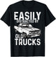 Square Body Easily Distracted By Old Trucks Squarebody T-Shirt - T-Shirt | Black