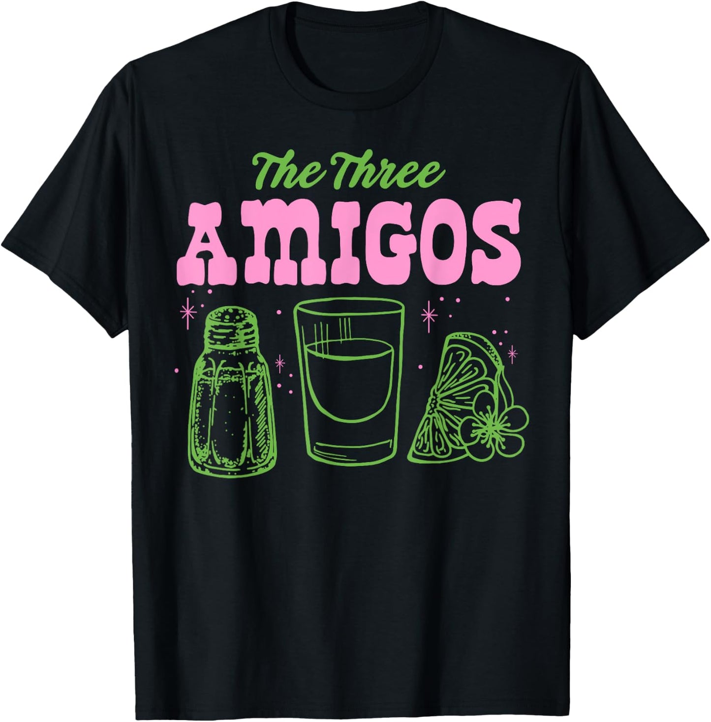 The Three Amigos Margarita T-Shirt - T-Shirt | Black
