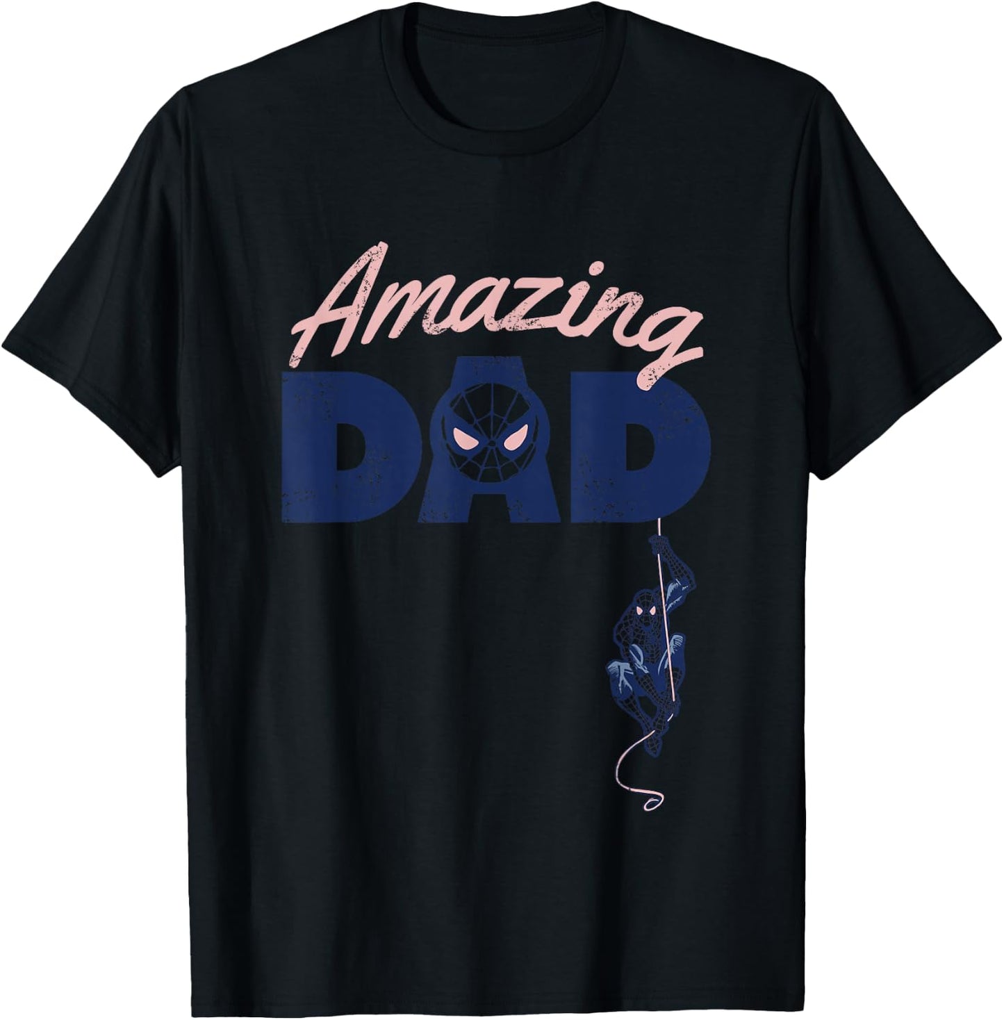 Marvel Spider-Man Father's Day Amazing Dad Retro T-Shirt - T-Shirt | Black