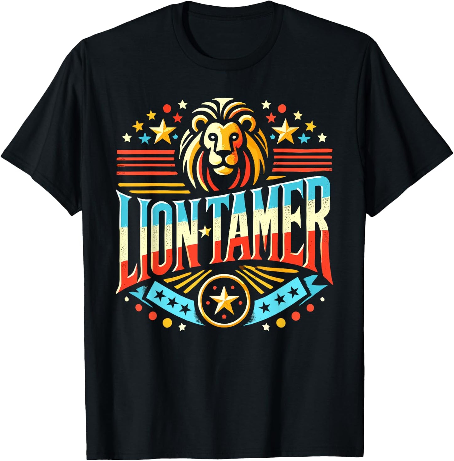 Lion Tamer Shirt Men Women Costume Ringmaster Costume T-Shirt - T-Shirt | Black