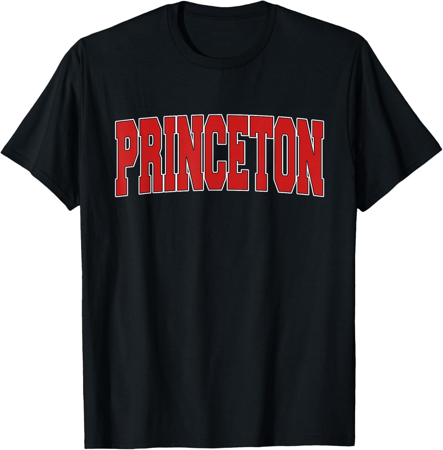 PRINCETON NJ NEW JERSEY Varsity Style USA Vintage Sports T-Shirt - T-Shirt | Black