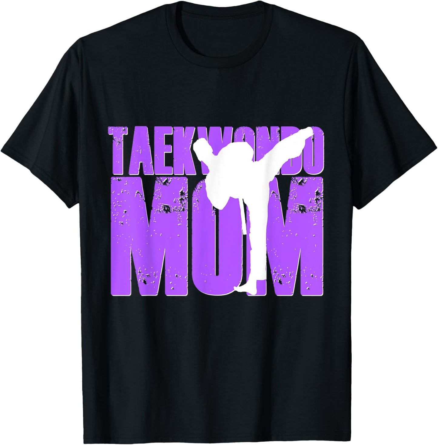 Taekwondo Mom Shirt Tae Kwon Do Martial Arts Mother Son Kids T-Shirt - T-Shirt | Black