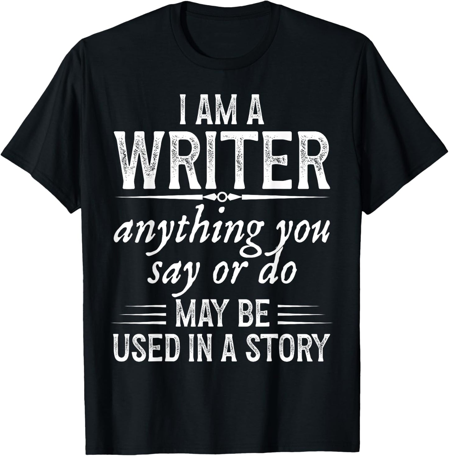 Writer Men Author Journalist Poetry Poem Writers T-Shirt - T-Shirt | Black