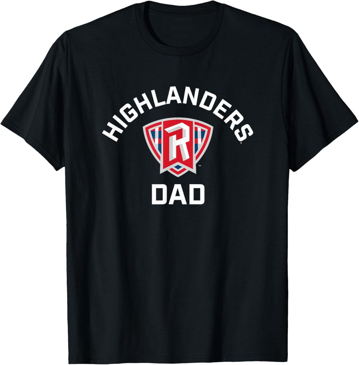 Radford University Highlanders Arched Dad T-Shirt - T-Shirt | Black