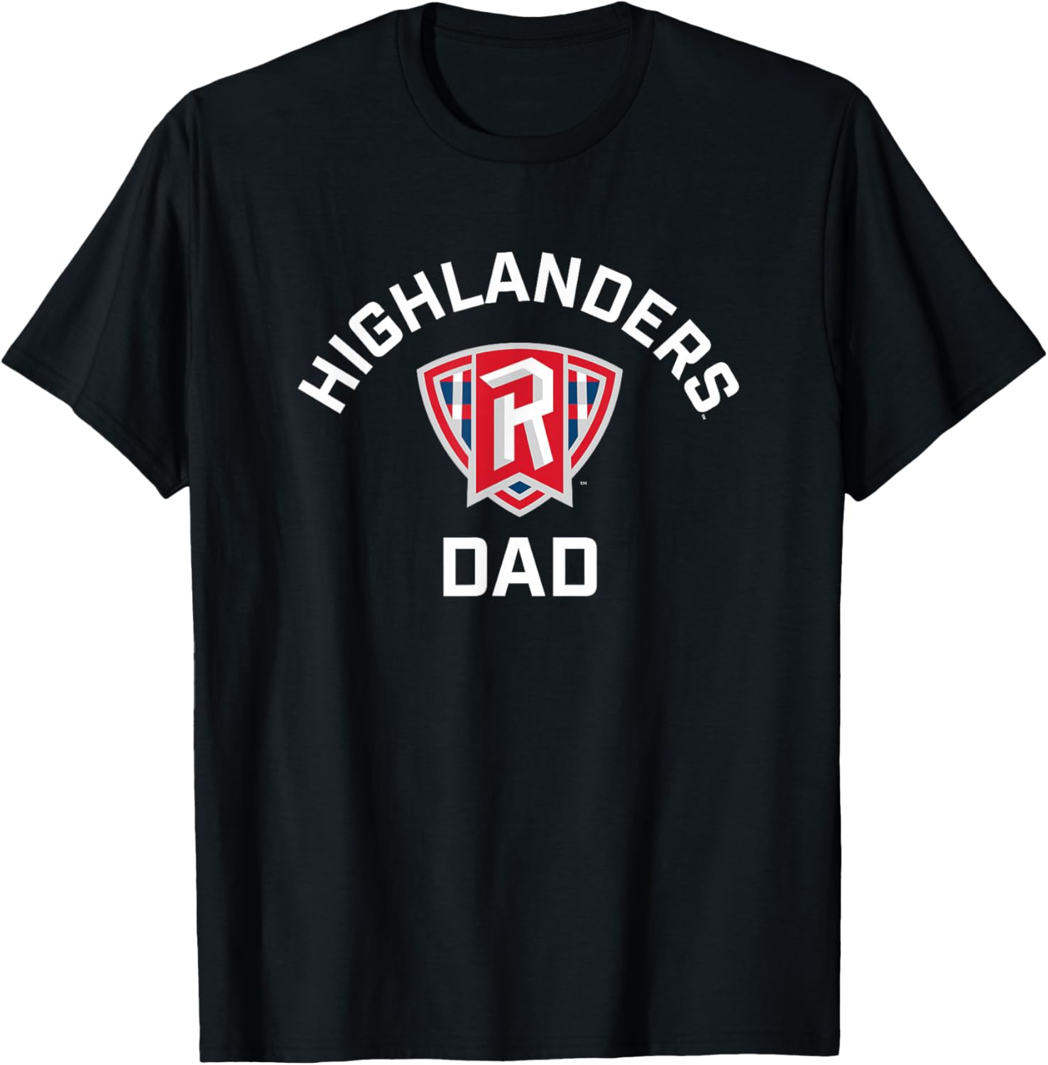 Radford University Highlanders Arched Dad T-Shirt - T-Shirt | Black