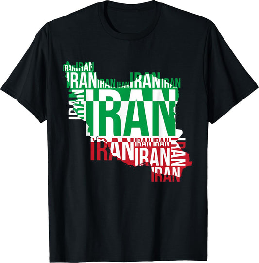 Iran Soccer Iranian Football National Team 2021 Europe T-Shirt - T-Shirt | Black