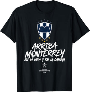 Exclusive Collection of Rayados de Monterrey T-Shirt - T-Shirt | Black