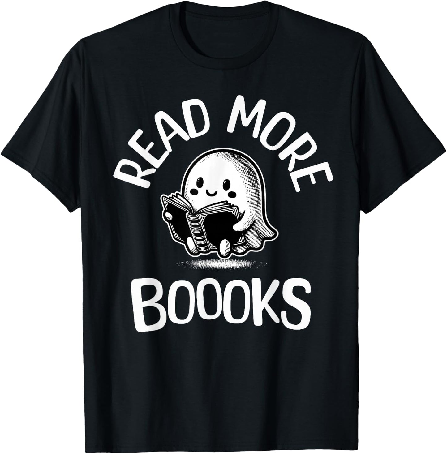 Vintage Halloween Teacher Women Reading Read More Books T-Shirt - T-Shirt | Black