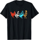 Chicken Shirt Women Girl Farm Funny Chicken Graphic T-Shirt - T-Shirt | Black
