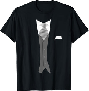3 Piece Suit Funny T-Shirt - T-Shirt | Black