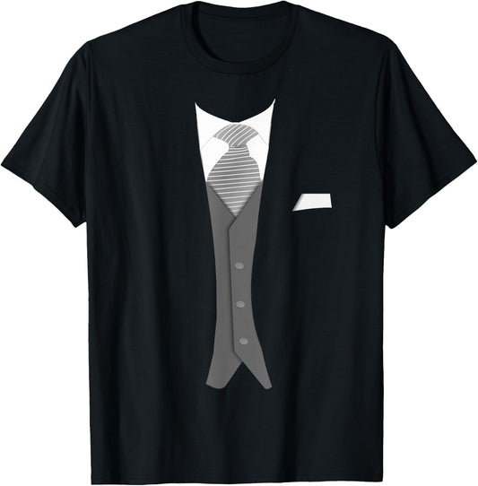 3 Piece Suit Funny T-Shirt - T-Shirt | Black