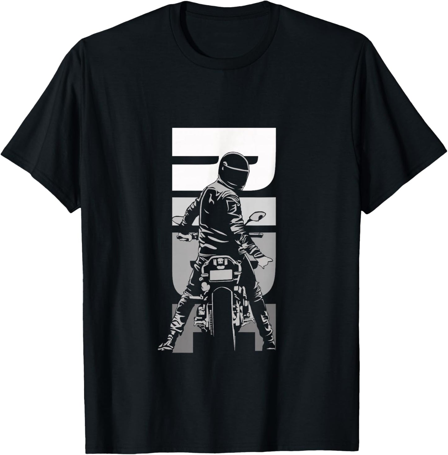 Motorcycle Apparel - Biker Motorcycle T-Shirt - T-Shirt | Black