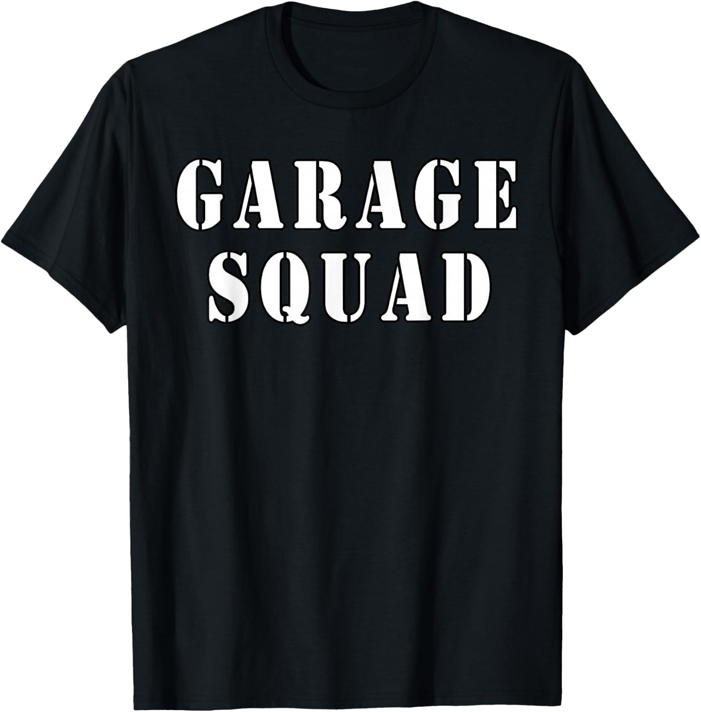 Garage Squad Cars Engineer Mechanic T-Shirt - T-Shirt | Black