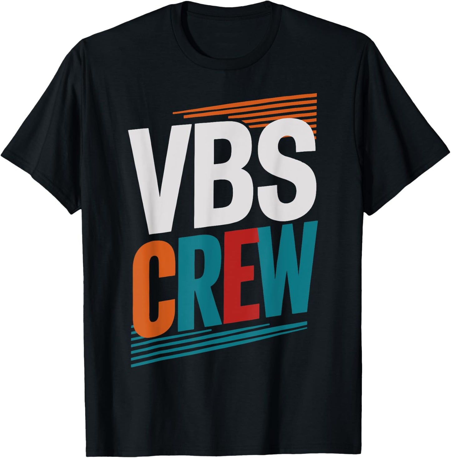 VBS Crew Faith-Based Gathering Sunday School Teacher Men Women Kids T-Shirt - T-Shirt | Black