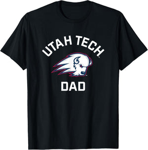 Utah Tech Trailblazers Arched Dad T-Shirt - T-Shirt | Black