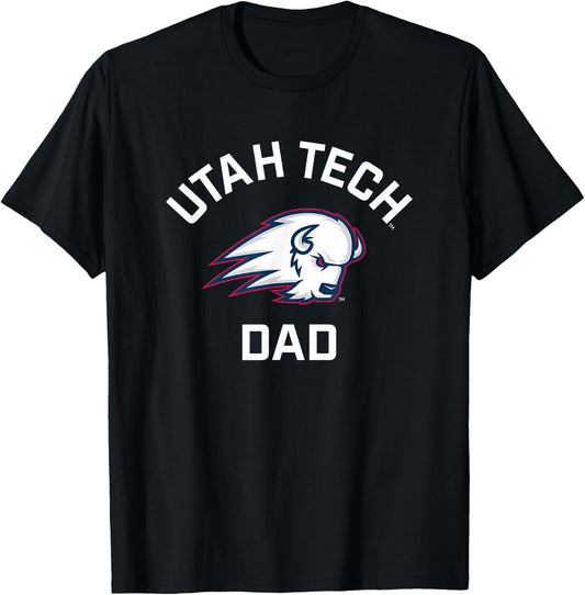 Utah Tech Trailblazers Arched Dad T-Shirt - T-Shirt | Black