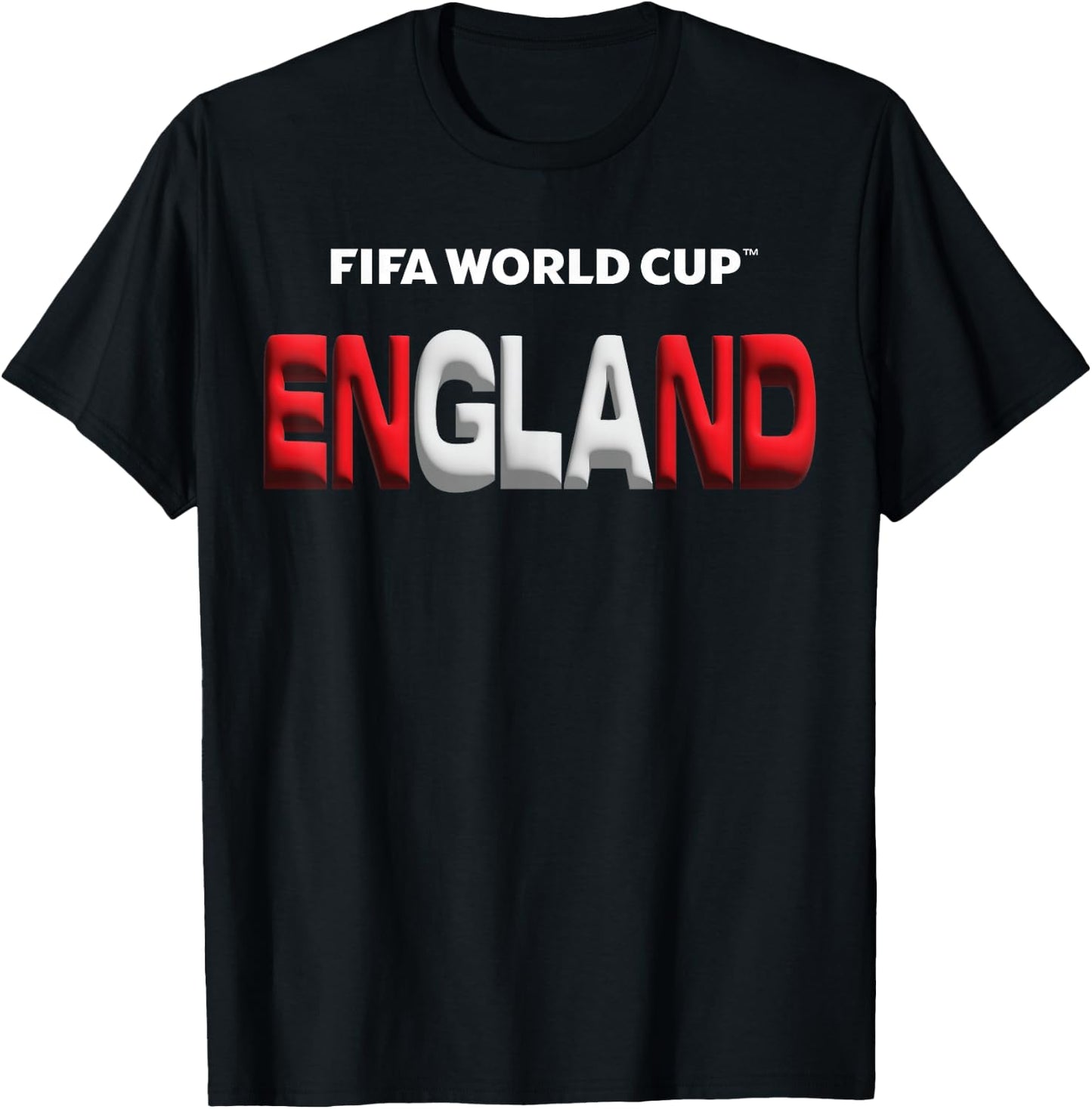 FIFA World CUP26 England Bubble Color T-Shirt - T-Shirt | Black
