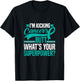 Kicking Cancers Butt Superpower Ovarian Cancer Awareness T-Shirt - T-Shirt | Black