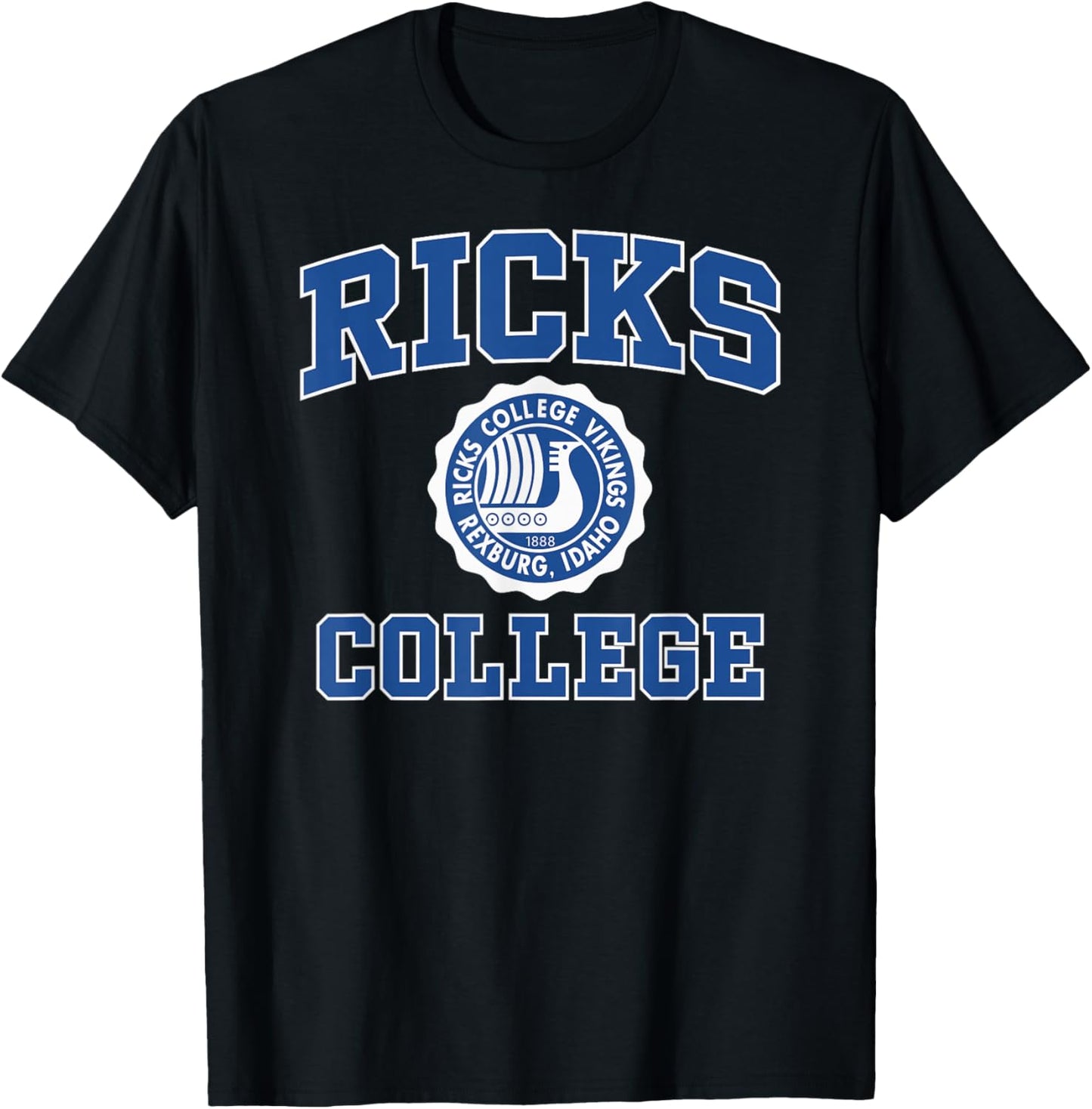 Ricks College Seal T-Shirt - T-Shirt | Black