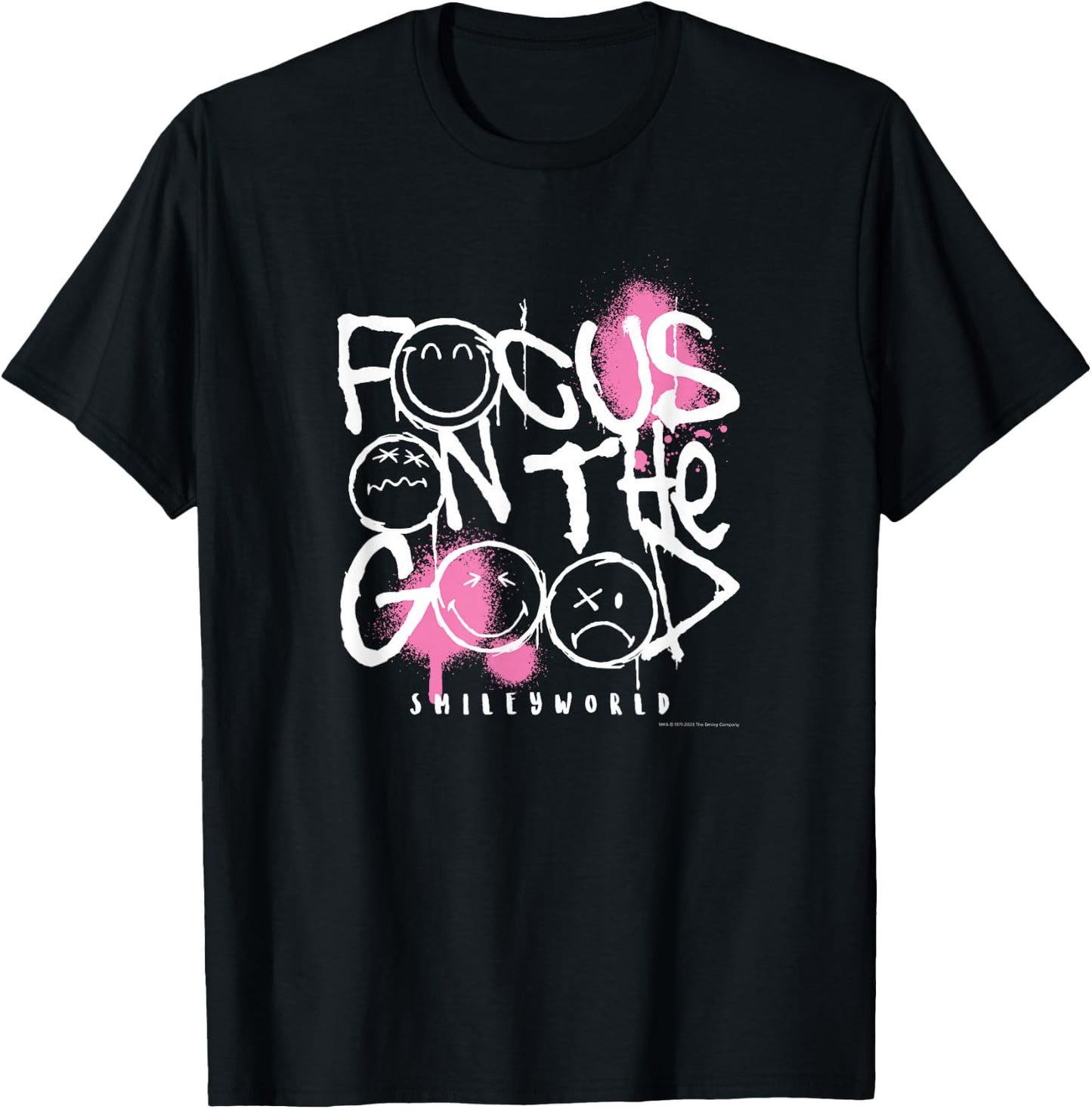 Graffiti Focus On The Good T-Shirt - T-Shirt | Black