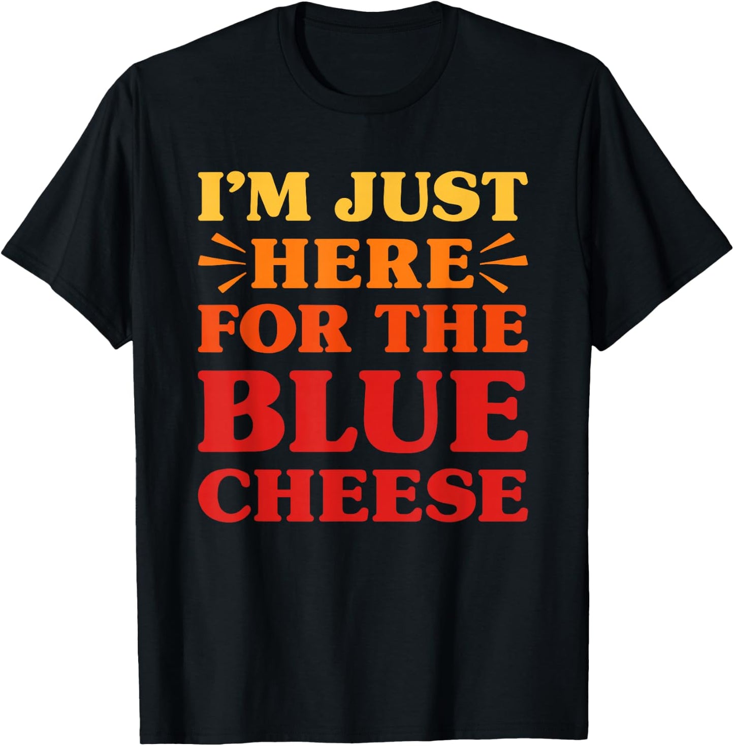 Blue Cheese I Love Blue Cheese Funny Food Lover T-Shirt - T-Shirt | Black