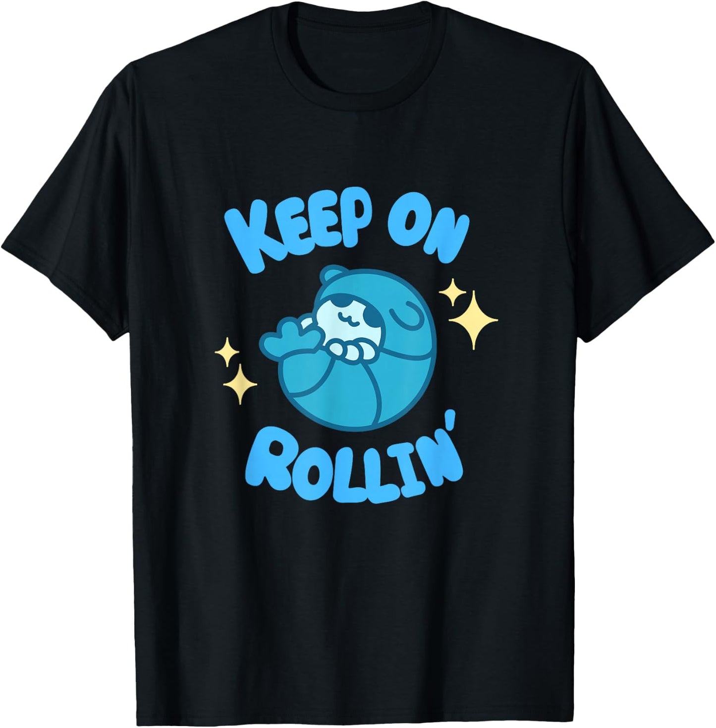 Roly Poly / Pill Bug - Keep Rollin' T-Shirt - T-Shirt | Black