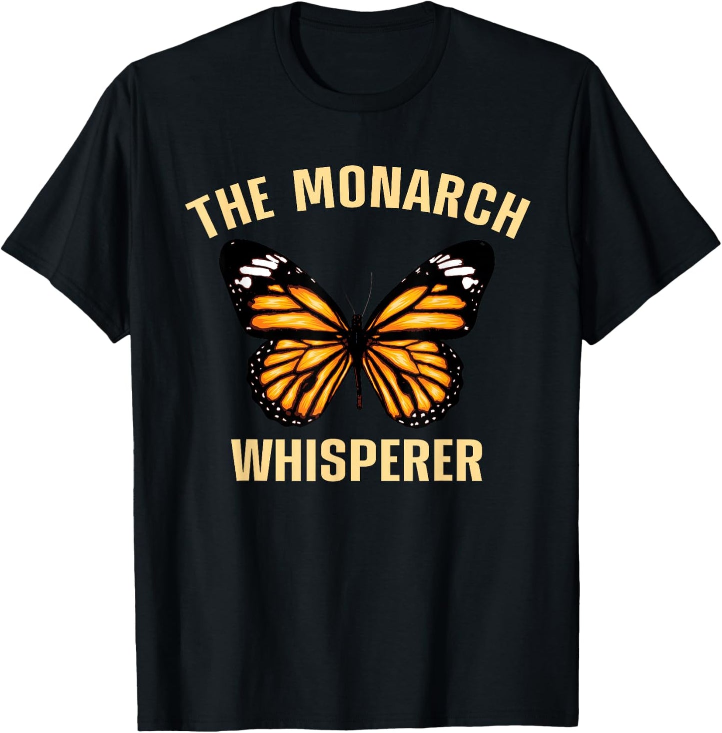 Monarch Butterfly Art Men Women Entomology Monarch Lover T-Shirt - T-Shirt | Black