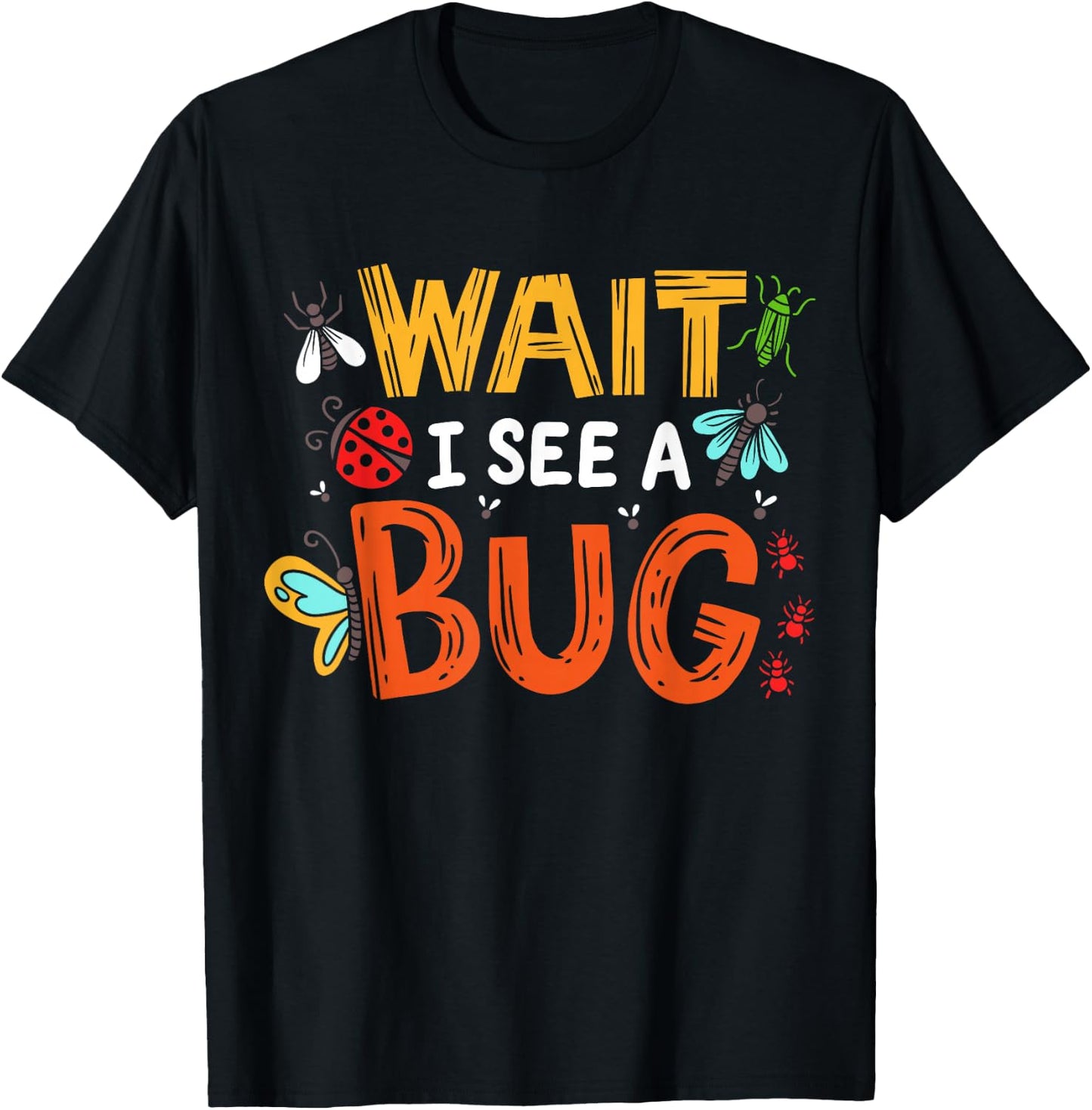 Bug Insect for Entomologists and Bug Lovers T-Shirt - T-Shirt | Black