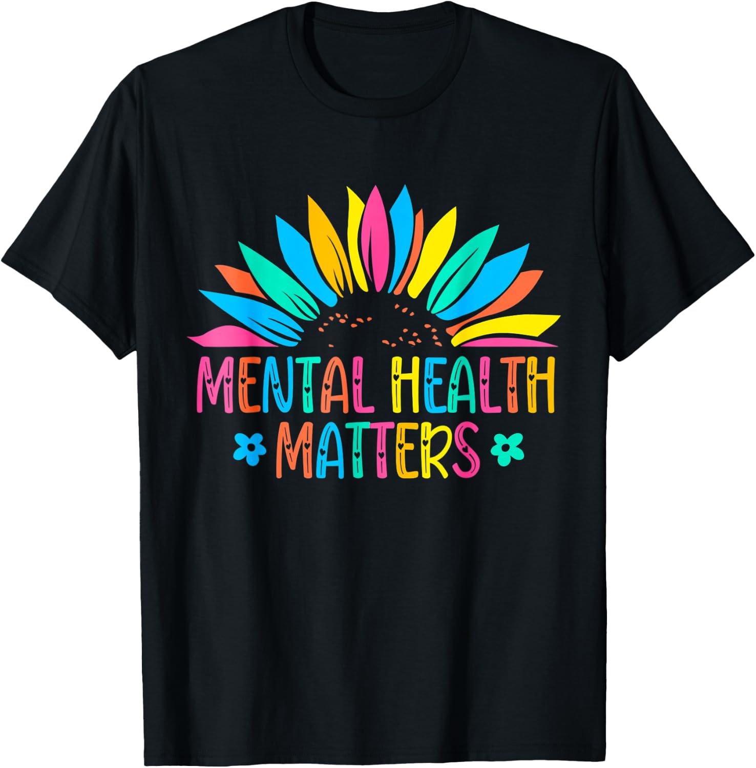 I Wear Green Mental Health Awareness Matters Support Warrior T-Shirt - T-Shirt | Black