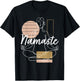 Namaste Girl Yoga Woman Yoga Meditation Yoga T-Shirt - T-Shirt | Black