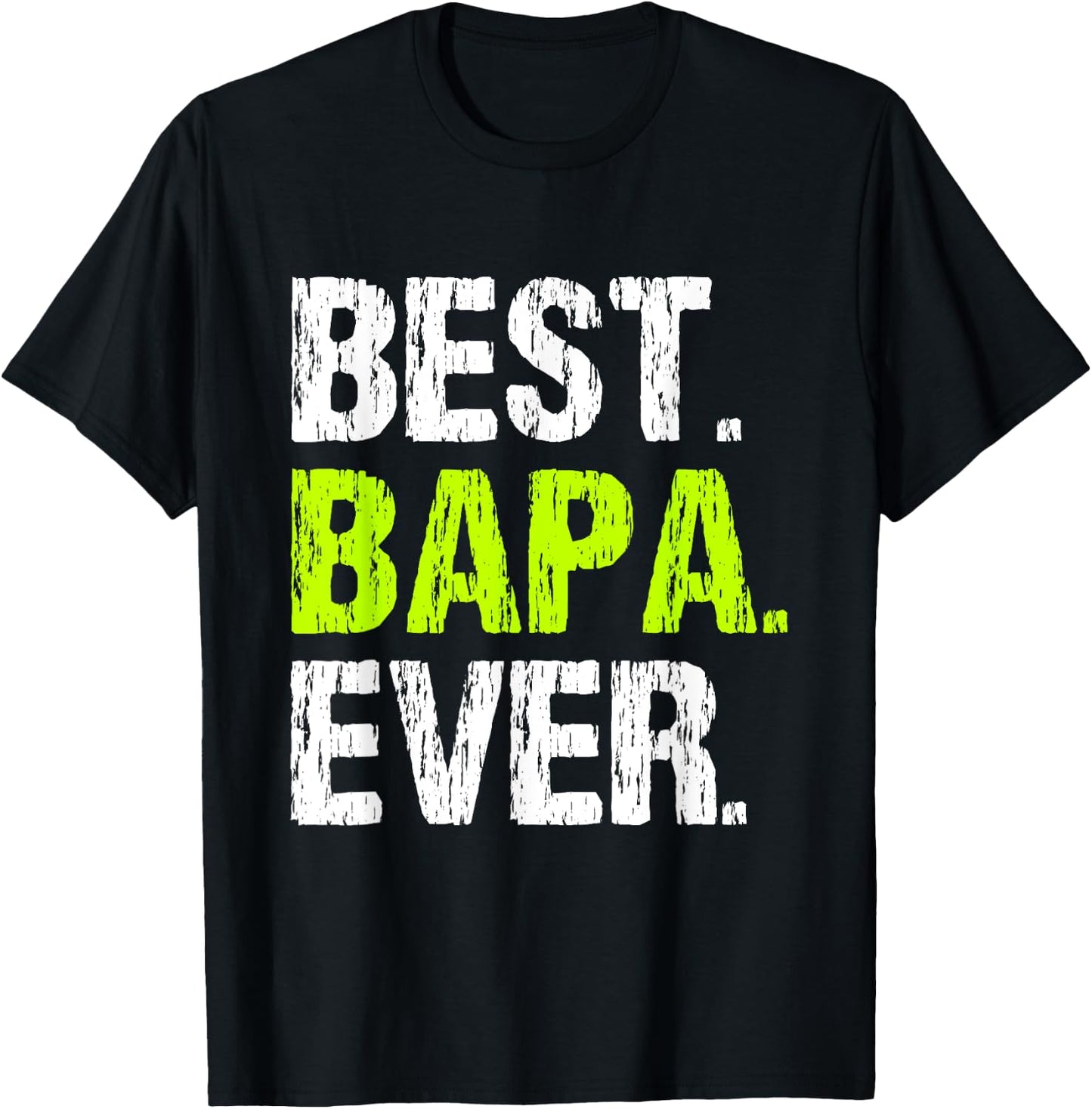 Family Cool Funny Best Bapa Ever T-Shirt - T-Shirt | Black