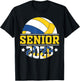 Volleyball senior 2025 senior year class of 25 graduation T-Shirt - T-Shirt | Black