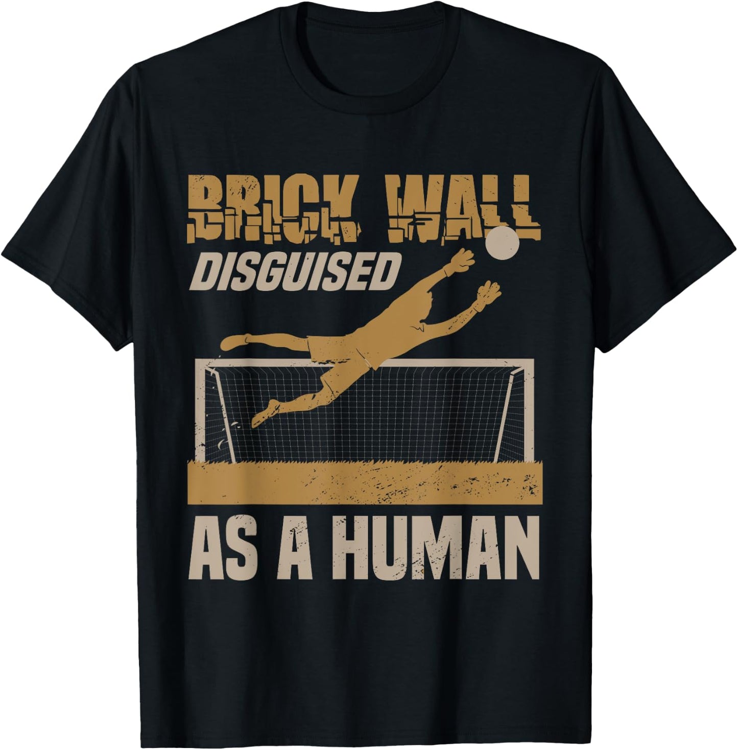 Goaltender Soccer Goalie Goalkeeper T-Shirt - T-Shirt | Black