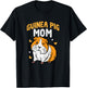 Guinea Pig Mom Cute Cavy Mama Mommy Mothers Day Animal Women T-Shirt - T-Shirt | Black