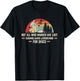Disc Golf Basket Retro Not All Who Wander Are Lost Bigfoot T-Shirt - T-Shirt | Black