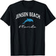 Vintage Jensen Beach FL Dolphin T Shirt T-Shirt - T-Shirt | Black