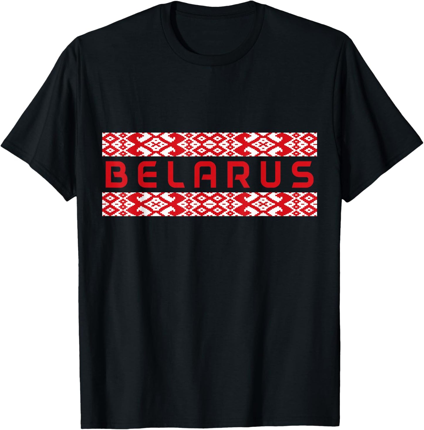 Belarus Pride Belarusian Flag Roots Heritage T-Shirt - T-Shirt | Black