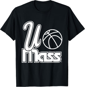 UMass Minutemen | Official NCAA Merch | UMASVIN1009B T-Shirt - T-Shirt | Black