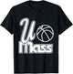 UMass Minutemen | Official NCAA Merch | UMASVIN1009B T-Shirt - T-Shirt | Black