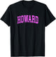 Howard Wisconsin WI Vintage Athletic Sports Pink Design T-Shirt - T-Shirt | Black