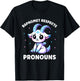 Transgender Baphomet Respects Pronouns Trans Pride T-Shirt - T-Shirt | Black