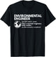 CMAtst Environmental Engineer Definition Funny Engineering T-Shirt - T-Shirt | Black