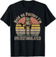 Hold On Partner I'm Overstimulated Cowboy Frog Vintage T-Shirt - T-Shirt | Black