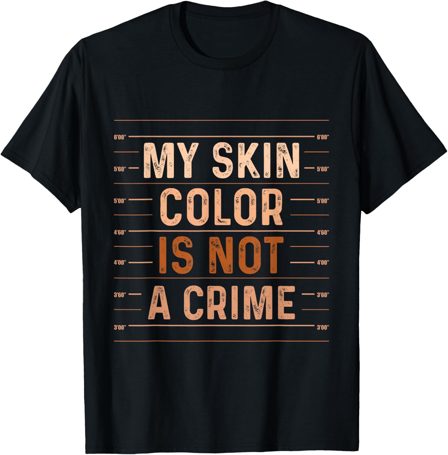 My Skin Color Is Not A Crime - MLK Day Black History T-Shirt - T-Shirt | Black