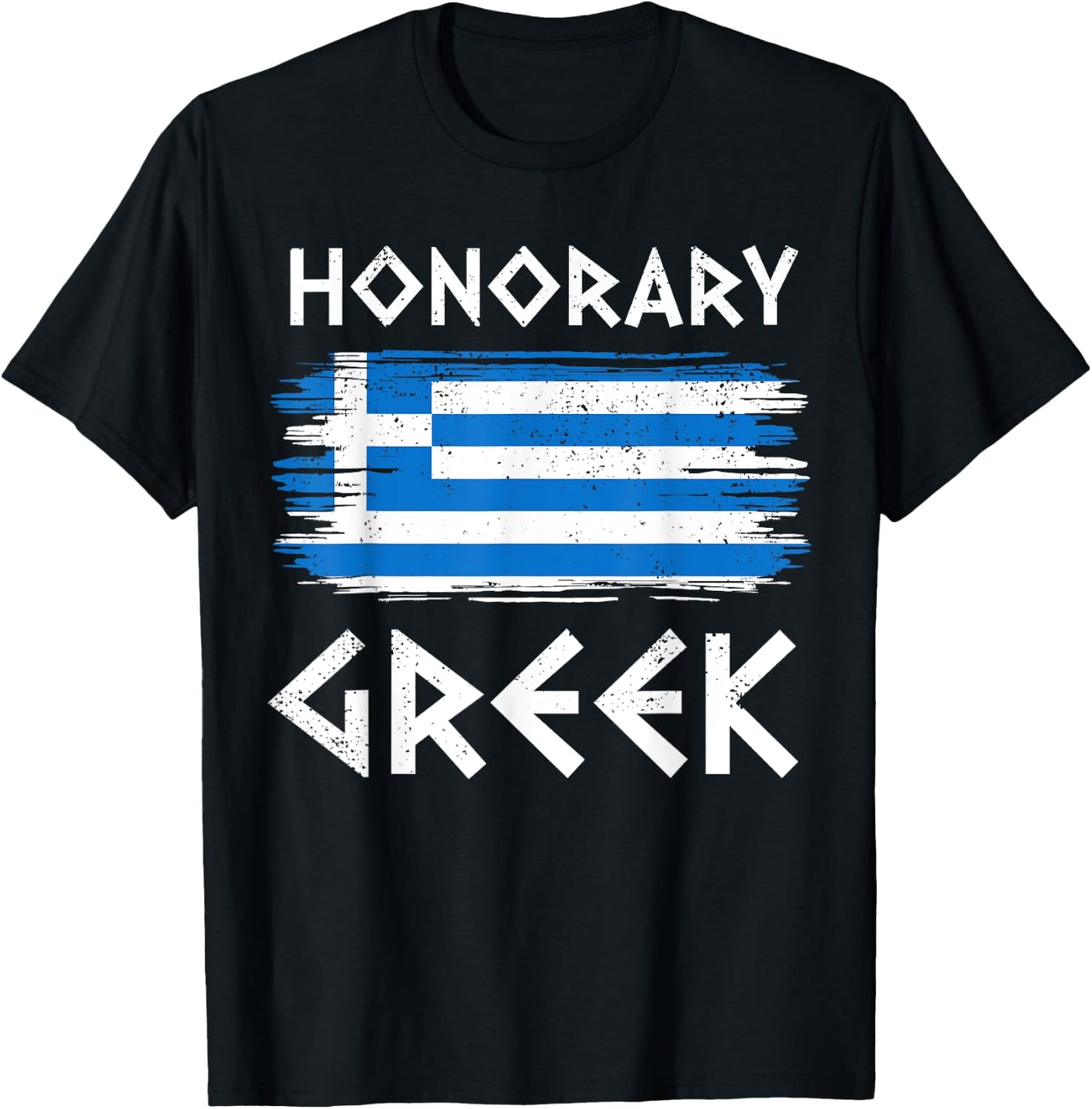 Honorary Greek Funny Ancient Greek Marriage Greek Wedding T-Shirt - T-Shirt | Black