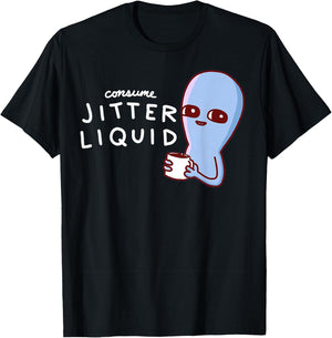 Consume Jitter Liquid Allien T-Shirt - T-Shirt | Black