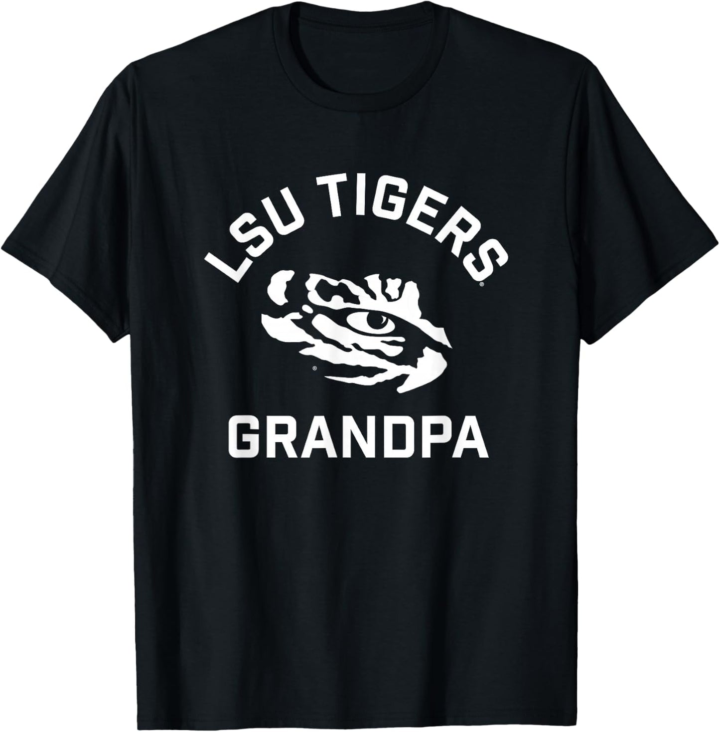 LSU Tigers Arched Grandpa T-Shirt - T-Shirt | Black