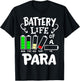 Para Battery Life Of A Para T-Shirt - T-Shirt | Black