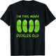 I'm This Many Pickles Old - 4th Birthday 4 Years Old Bday T-Shirt - T-Shirt | Black