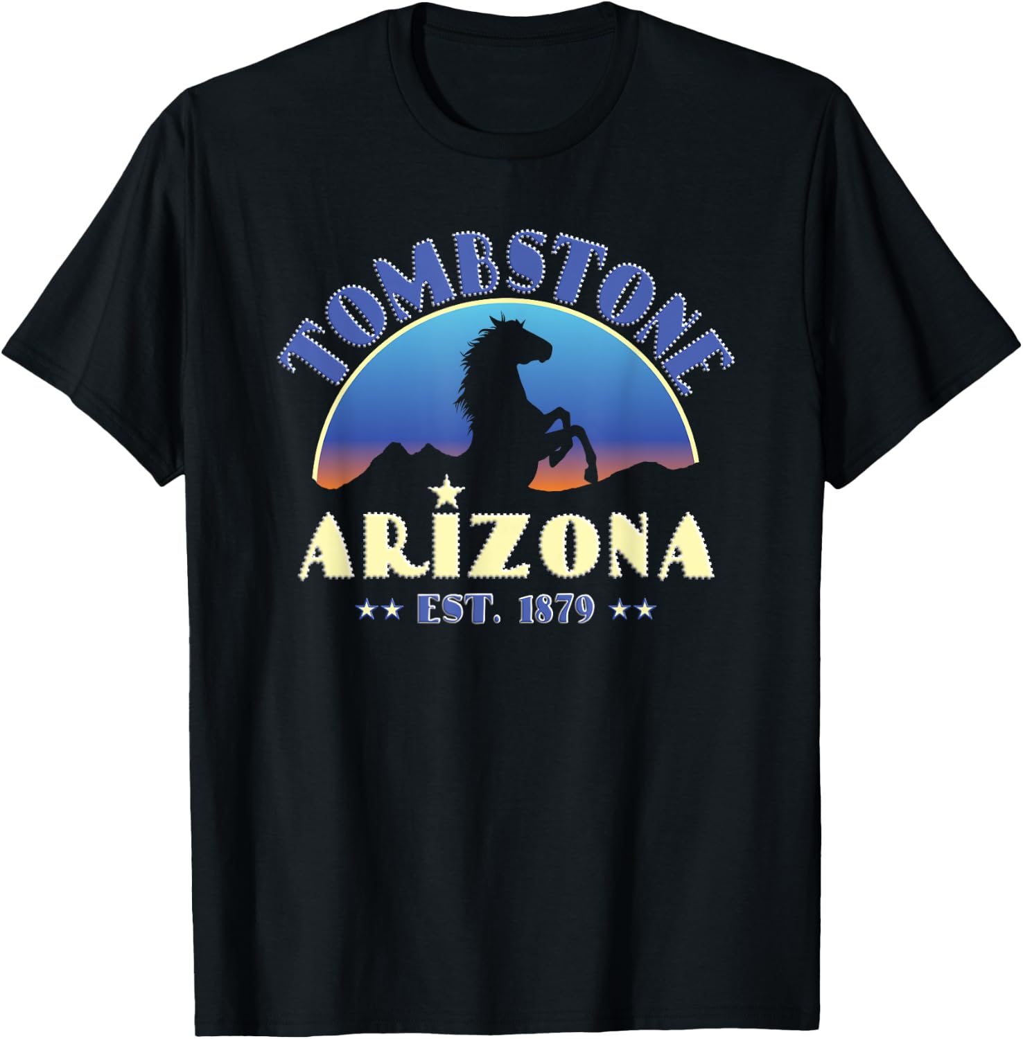 Tombstone, Arizona AZ Wild Horse T-Shirt - T-Shirt | Black